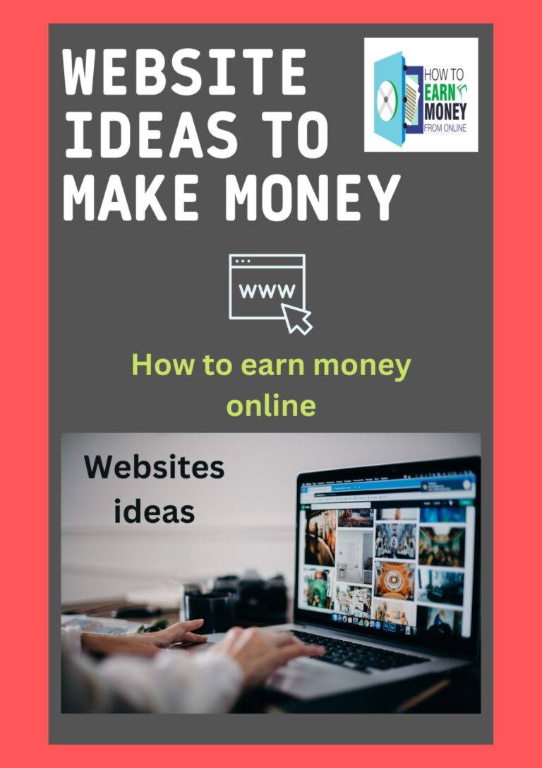 Website ideas to make money